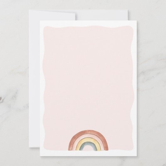 Invitation C'est un Baby shower de vêtements pour filles Invi (Dos)