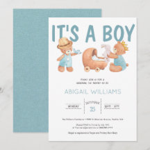 C'est un Baby shower d'ours en peluche