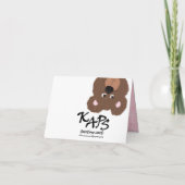 Invitation C'est un Baby shower (fille) (Dos)