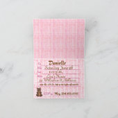 Invitation C'est un Baby shower (fille) (Intérieur)