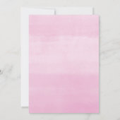 Invitation C'est un baby shower floral couleur rose fille (Dos)