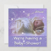 Invitation C'est un Baby shower Miracle (Devant)