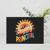 Invitation C'est un bon jour d'être recteur de l'école (Debout devant)