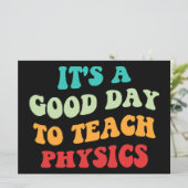 Invitation C'est un bon jour pour apprendre la physique I (Debout devant)