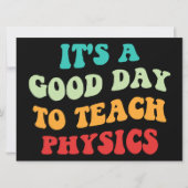 Invitation C'est un bon jour pour apprendre la physique I (Devant)