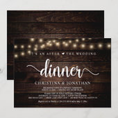 Invitation C'est un dîner après la fuite amoureuse (Devant / Derrière)