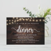 Invitation C'est un dîner après le mariage, Élitement (Debout devant)