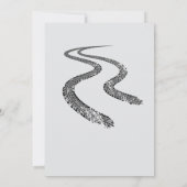 Invitation C'est un Fast One Festive Pink Race Car anniversai (Dos)