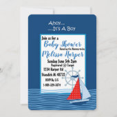 Invitation C'est un garçon (Devant)