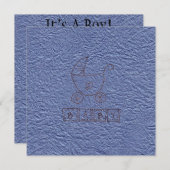 Invitation C'est un garçon (Devant / Derrière)