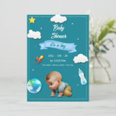 Invitation C'est un garçon ! (Debout devant)