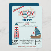 Invitation C'est un garçon ! (Devant / Derrière)