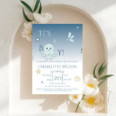 Invitation C'est un garçon ! Animaux de l'océan mignons pour