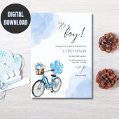 Invitation C'est un garçon Baby Shower Fête de bébé garçon