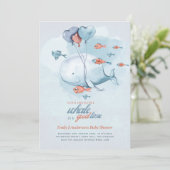 Invitation C'est un garçon Bébé Genre Révéler Vie marine de b (Debout devant)