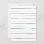 Invitation C'Est Un Garçon Eucalyptus Baby shower Balloon Ver (Dos)