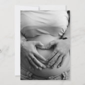 Invitation C'est un garçon Fête Bois Bébé Garçon Douche (Dos)