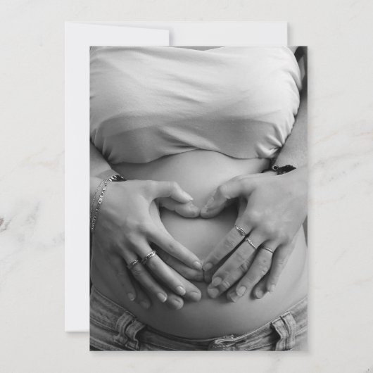 Invitation C'est un garçon Fête Bois Bébé Garçon Douche (Dos)