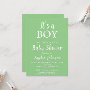 Invitation C'est un garçon Fille Bébé Baby Shower
