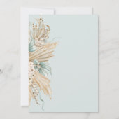 Invitation C'est un garçon Safari Thème Lion Baby shower (Dos)