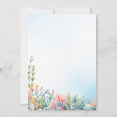 Invitation C'est un garçon sous le Baby shower marin (Dos)