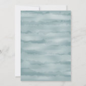 Invitation C'est un garçon sous le Baby shower marin (Dos)