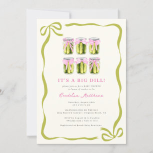 Invitation C'est un grand Baby shower de coquette de coquette