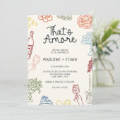 Invitation C'est un Mariage illustré plus coloré (Debout devant)