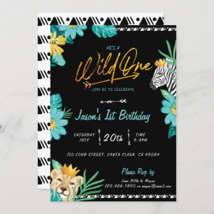 Invitation C'est un oiseau tropical de la tribu Jungle