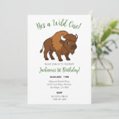 Invitation C'est un parti Anniversaire de enfant occidental W (Debout devant)