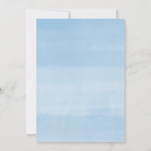 Invitation C'est un petit garçon aspergeant de mignon ballon (Dos)