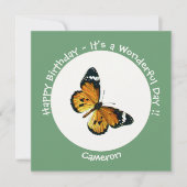 Invitation C'est un Tigre ordinaire / Parti des papillons de (Devant)