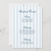 Invitation C'est une Bachelorette Bleue Bleu Homard (Dos)