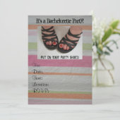 Invitation C'est une Bachelorette Party !Invitations (Debout devant)