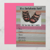 Invitation C'est une Bachelorette Party !Invitations (Devant / Derrière)
