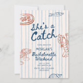 Invitation C'est une belle bachelorette côtière (Devant)