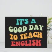 Invitation C'est une bonne journée pour apprendre l'anglais I (Debout devant)