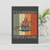 Invitation C'est une bonne journée pour une virée en kayak dr (Debout devant)