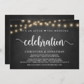 Invitation C'est une célébration après le mariage, évasion am (Devant / Derrière)