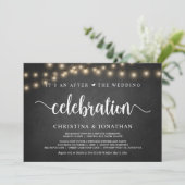 Invitation C'est une célébration après le mariage, fuite é (Debout devant)