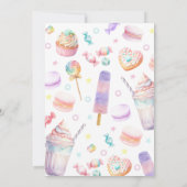 Invitation C'est une douce fête d'anniversaire (Dos)