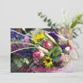 Invitation C'est une douche nuptiale... (Debout devant)