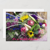 Invitation C'est une douche nuptiale... (Devant / Derrière)