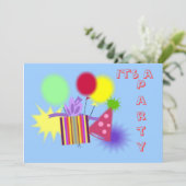 Invitation C'est une fête (Debout devant)