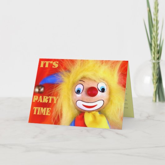 INVITATION C'EST UNE FÊTE (Devant)