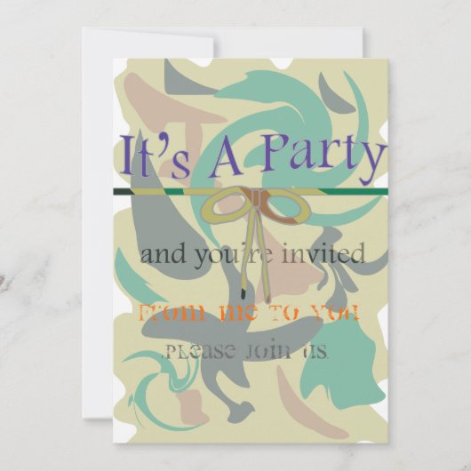 Invitation C'est une fête (Devant)