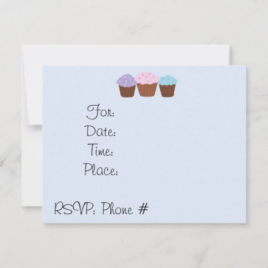 Invitation C'est une fête d'anniversaire (Dos)