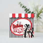 Invitation C'est une fête d'anniversaire | Anniversaire 80 an (Debout devant)