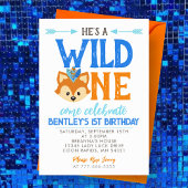 Invitation C'est une fête d'anniversaire de WILD ONE