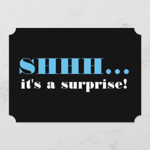 Invitation C'est une fête d'anniversaire surprise
